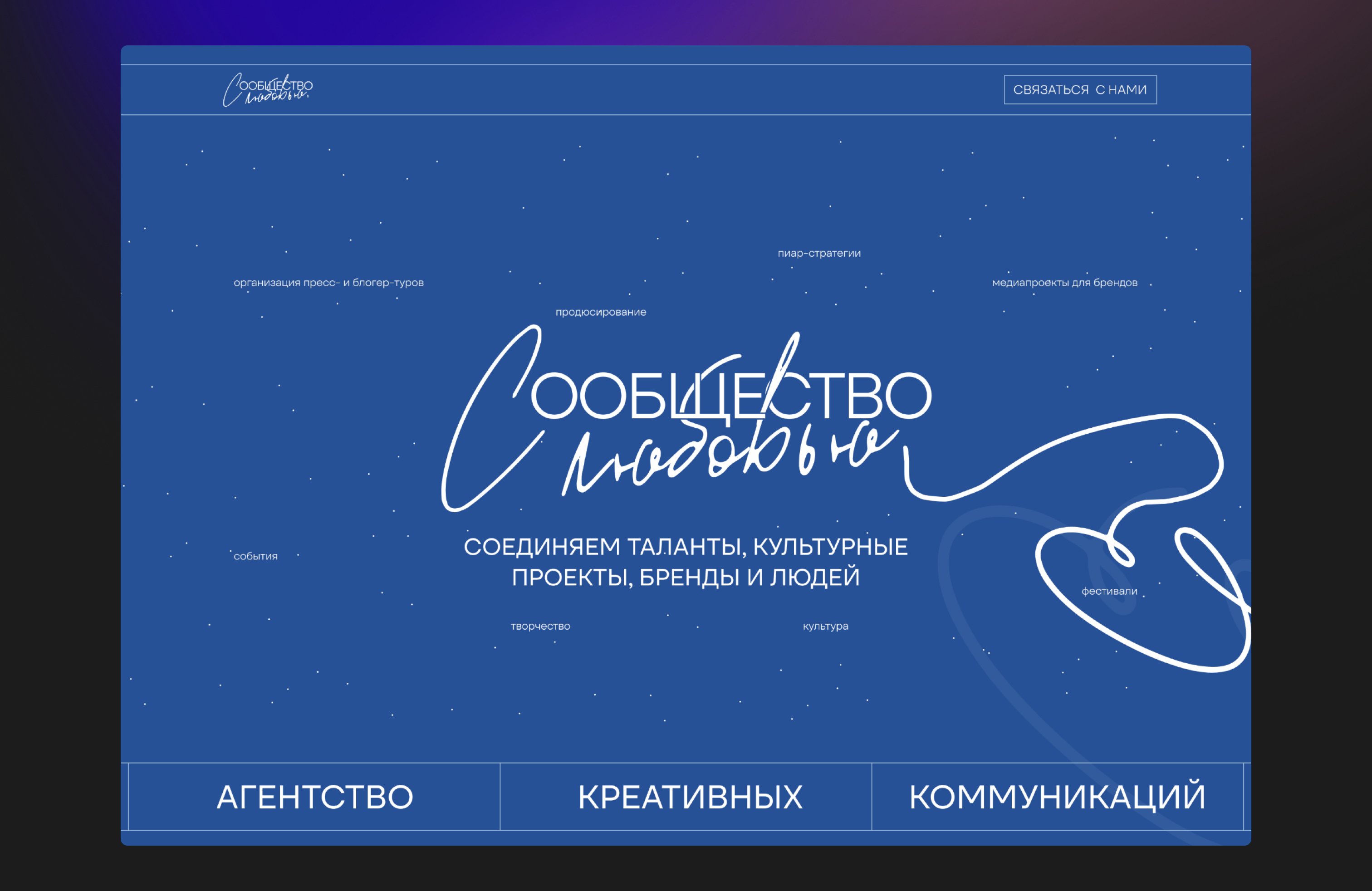 Главная страница сообщества